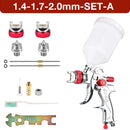 1.4mm 1.7mm 2.0mm Professional HVLP Spray Gun Home Automatic Paint Spray Gun Tool, 600ml No Clean Disposable Measuring Cup 10pcs