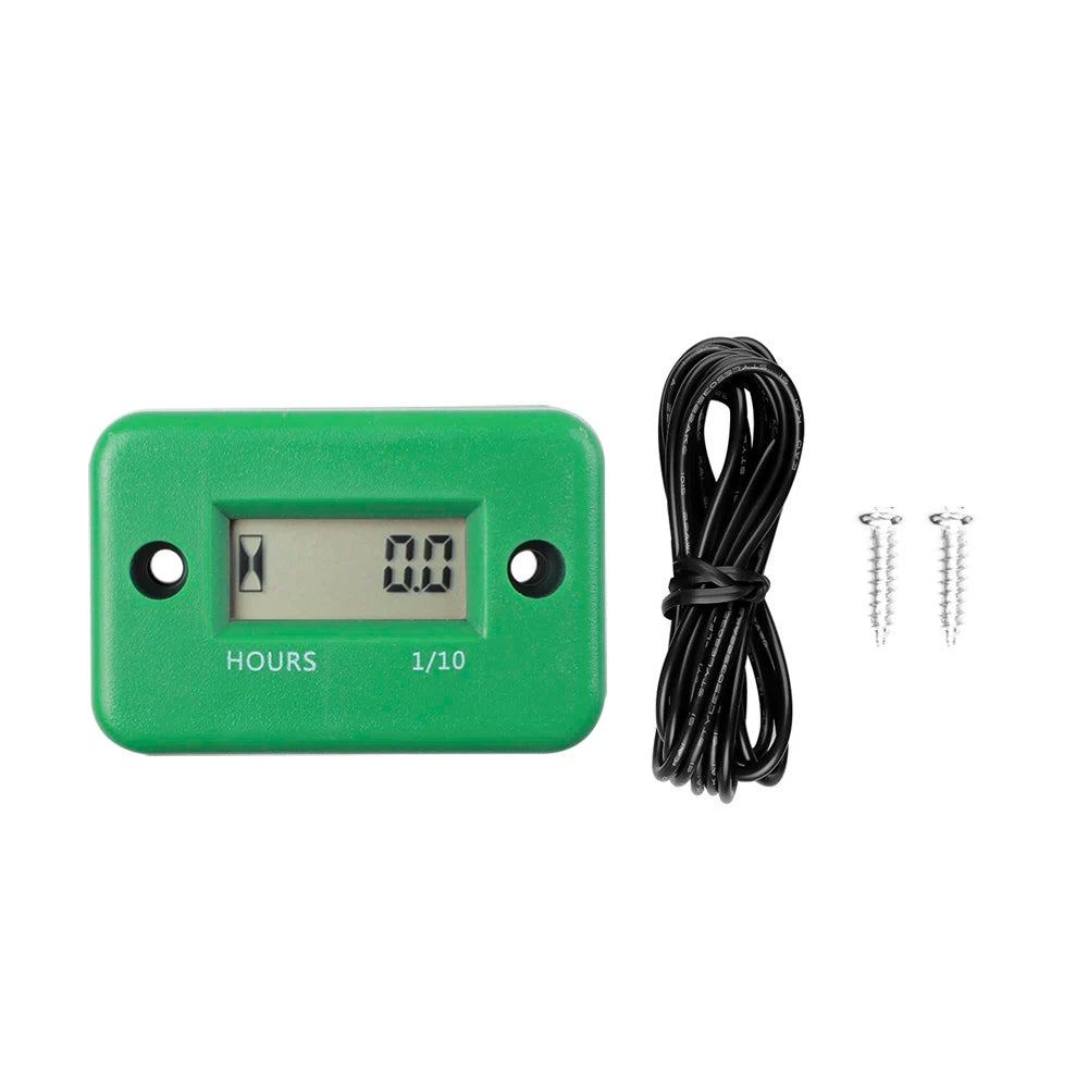 Digital Hour Meter LCD Counter For ATV Motorcycle Instruments Clocks Snowmobile Boat Generator Bike Car Accessories