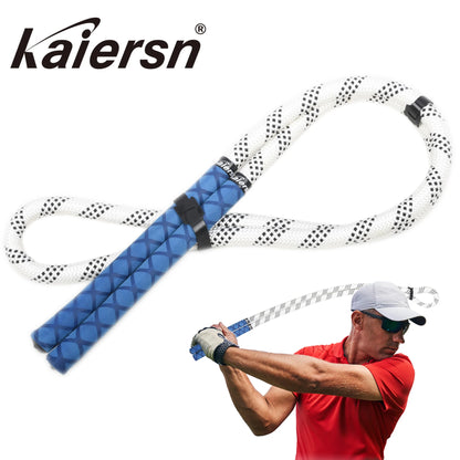 Cuerda de entrenamiento de swing de golf, entrenador de swing de golf portátil para regalos de cumpleaños, cuerda de práctica de swing de palo de golf para amantes del golf y principiantes.