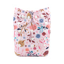 Pañal de tela reutilizable ALVABABY para bebé, lavable, de 3 a 15 kg, con 1 inserto de microfibra.