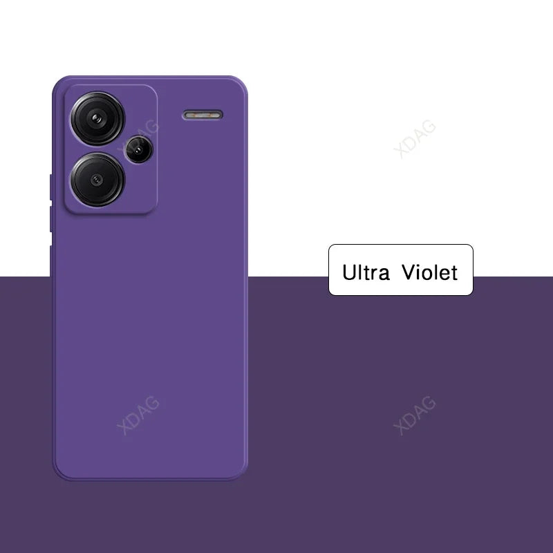 Original Soft Case for Xiaomi Redmi Note13 Note 13 Pro Plus Pro+ 13Pro+ 5G Shockproof Full Protective Liquid Silicone Back Cover