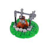 MOC Notice Board Building Blocks Bee Farm Fountain Bonfire Stove Medieval Town Street View Water Wall Bridge Road Sign Brick Toy