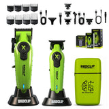 BRDCLIP New White Professional FA1C-T-609 Barber Hair Clipper Set Men's 10000RPM Electric Shaver Hair Trimmer Barbershop Tools