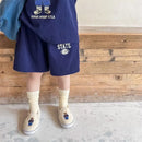 2pcs Summer Baby Clothes Set Children Boy Girl Cartoon Bear T-shirts and Shorts Suit Kid Casual Top Bottom Outfits Tracksuits