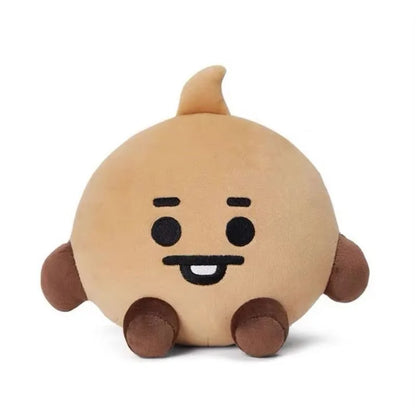 10-12cm Bandai Plush Toy Backpack Korean Bts Kawaii Doll Homecoming Season Dormitory Christmas Gift Birthday Grabbing Doll