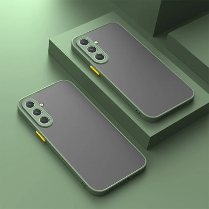 Luxury Matte Samung A15 A05 A05s Case Silicone Edge Hard PC Matte Back Cover For Samsung Galaxy A54 A34 5G Camera Protect Fundas