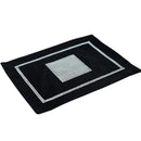 Heat Resistant Dining Table Mat Diamond Embedded Anti Slip Western Dining Pad Cushion Home Use Tablecloth Accessories