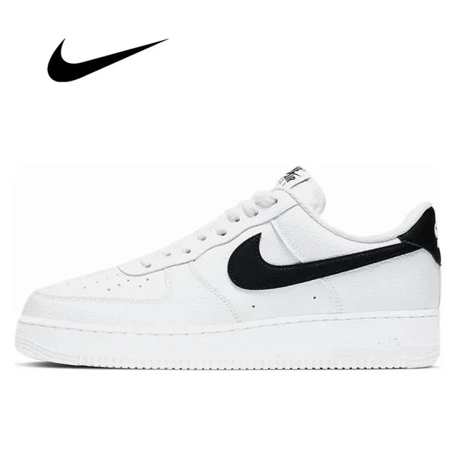 Zapatillas de skate Nike Air Force 1 Low Retro para hombre y mujer, clásicas, negras, informales, cómodas, AF1 