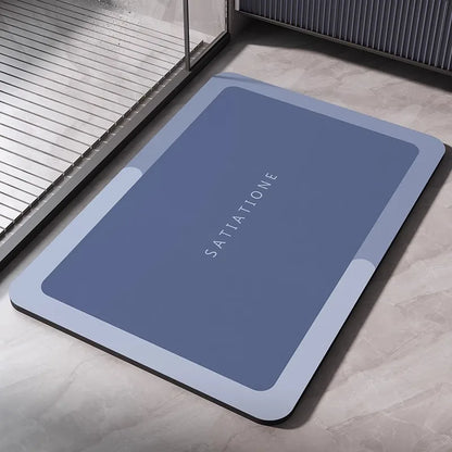 Diatomaceous Earth Bath Mat Bathroom Rug Absorbent Non-slip Floor Foot Mats Quick Dry Shower Carpet Toilet Pad Doormat Washable