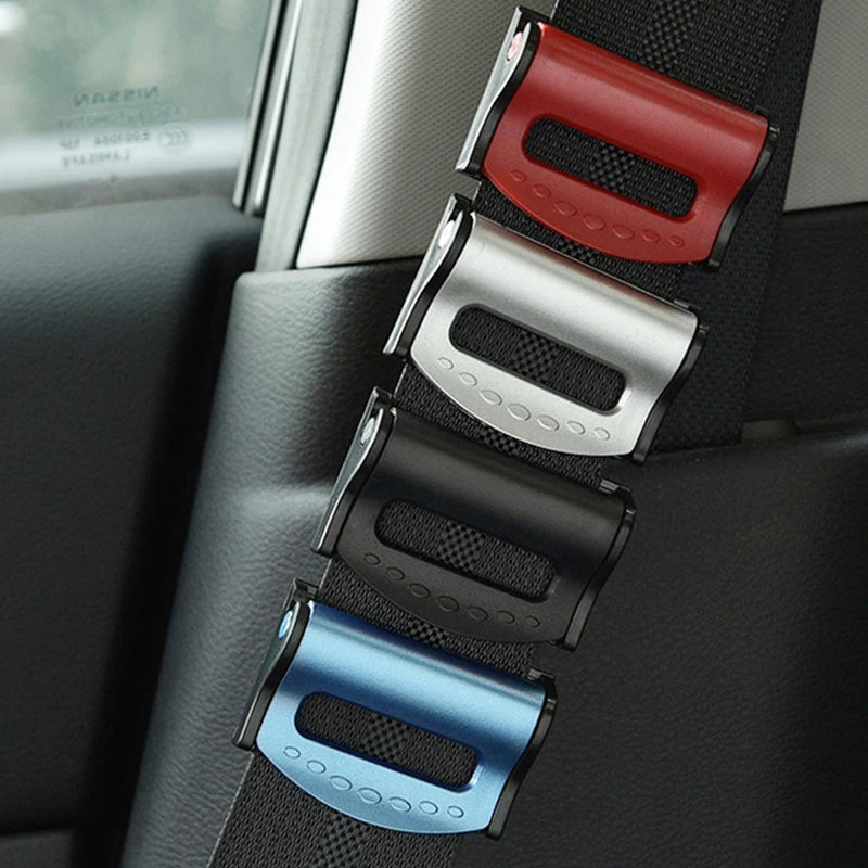 2 piezas de hebilla de cinturón de seguridad para coche, clip antideslizante, tope universal, clips de fijación para cinturón de seguridad, accesorios interiores para coche.