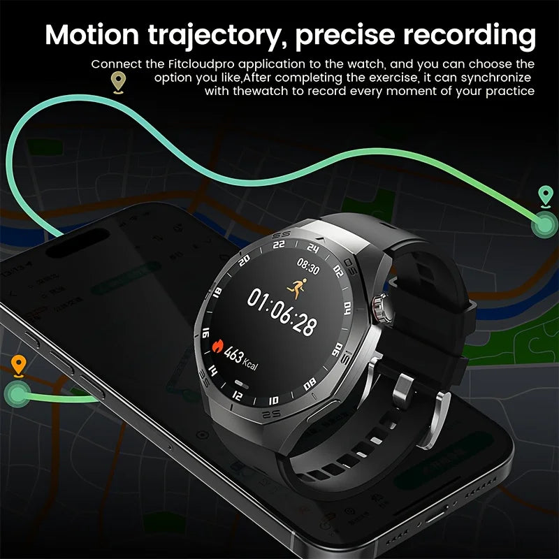 LAXASFIT 2026 New Smart Watch Bluetooth Calling Fitness Tracking Music Playback Health Monitor Smartwatch for Men Women