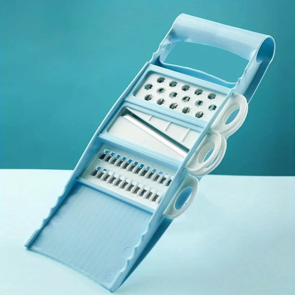 5-in-1 Vegetable Fruit Slicer Multifunctional Manual Food Grater Cutter Potato Household Chopper Kitchen Veggie Dicer Gadgets