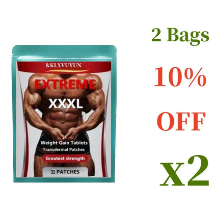 Anabolic Weight Gain Tablets Transdermal Patches - For Quick Muscle Mass Growth - Maximum strength