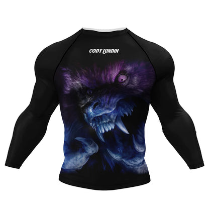 Custom Hot Sale Cody Lundin Wrestling BJJ Jiu Jitsu Rash Guard For Men 3D Sublimation Tattoo Tight Long Sleeve kickBoxing Jersey