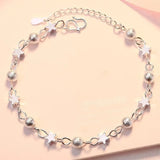 925 Sterling Silver Bracelet for Men Women Flat Side Chain Lobster Clasp Wedding Party Engagement Jewelry 5mm 20cm 
