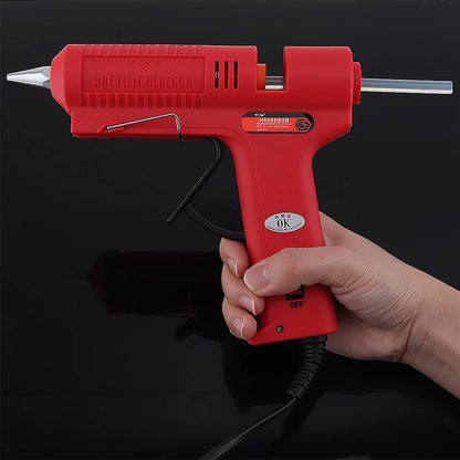 Pistola de pegamento termofusible, 10/20/50 barras de silicona transparentes para pistola de 7/11 mm, herramientas de bricolaje, almacenamiento para armarios de cocina
