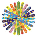 3/6/12pcs Pokemon Bracelets Pikachu Figures Anime Wristband Child Slap Band Puzzle Toys Boys Girls Birthday Party kids toy Gifts