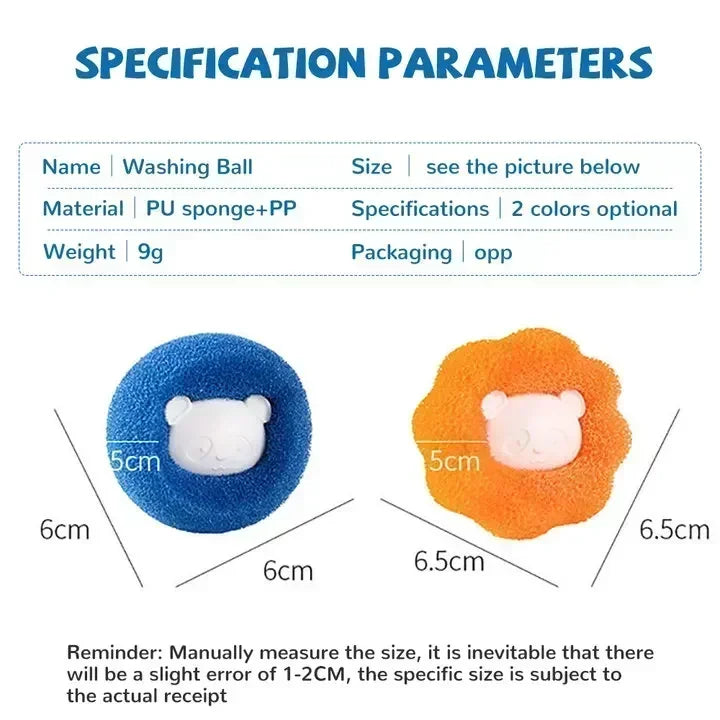 Bolas de lavanderia coletor de pêlos de animais de estimação para máquina de lavar roupa reutilizável coletor de fiapos remove fiapos de roupas acessórios para gatos de estimação