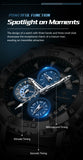 POEDAGAR Luxury Watch For Men Calendar Luminous Waterproof Man Clock Male Chronograph Stainless Steel Men's Quartz Watches Reloj