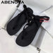 lace up black