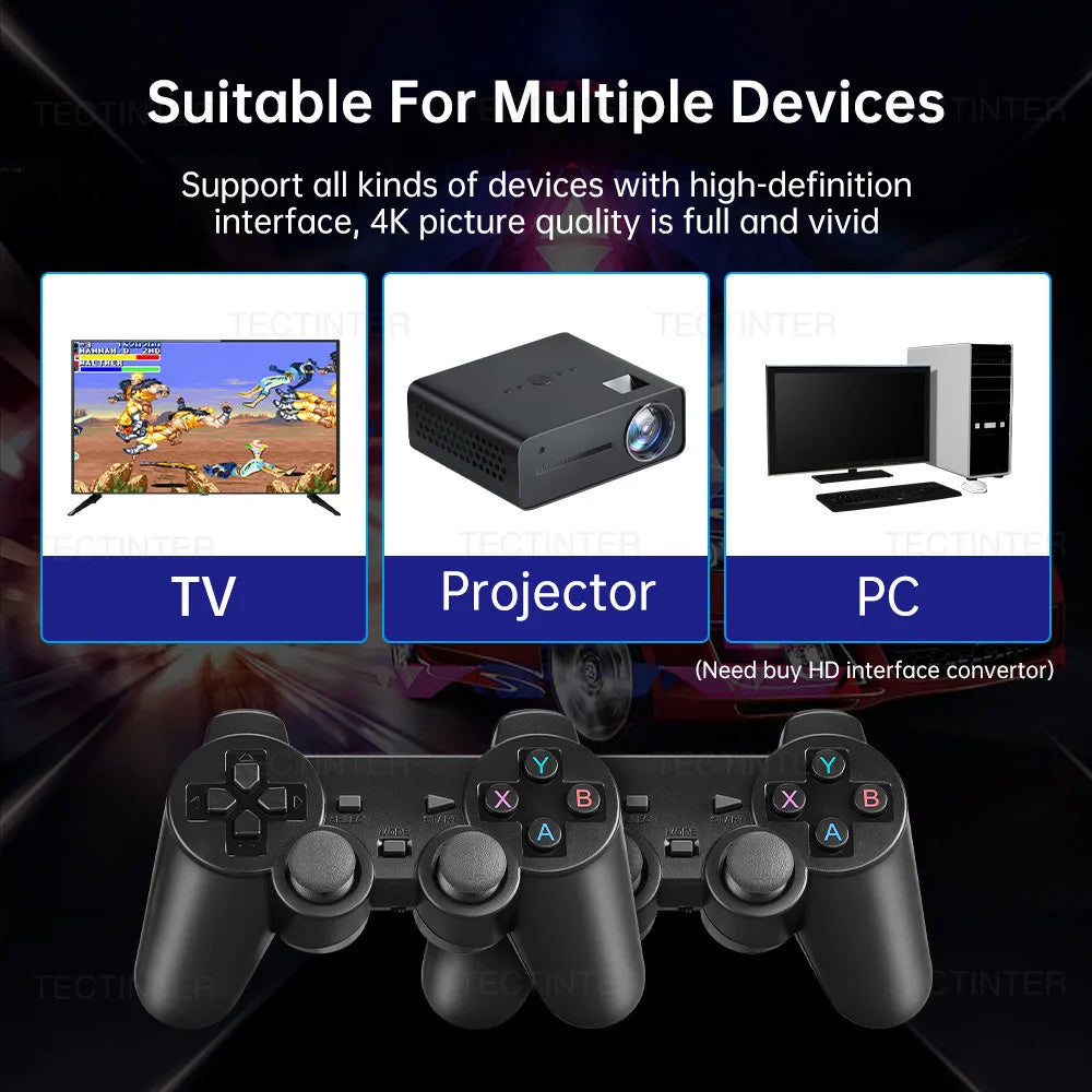 Consola de videojuegos M8 4K con 20.000 juegos integrados, mando inalámbrico, retro, portátil, para PS1, envío directo