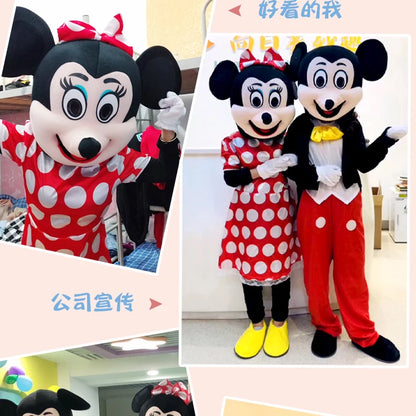 MINISO Disney Mouse Mickey Mouse Minnie Cartoon character Mascot Costume Advertising Fancy Dress Party Animal Cospaly  Anime