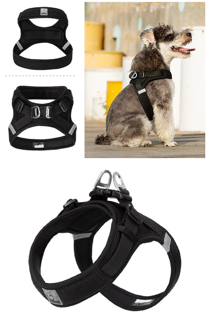 Truelove Pet harness For small and medium Dog Breathable Nylon Mesh Outdoor Training Adjustable Chest Heavy Duty TLH3013