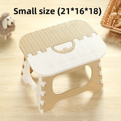 Amazing Folding Portable Lightweight Step Stool  Chairs Bathroom Kitchen Garden Folding Chair Plastic Outdoor Stool