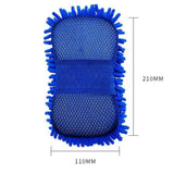 2Pcs Coral Car Wash Mitts Car Cleaning Sponge Care Detailing Brushes Auto Gloves Styling Car Cleaning Tools Auto Accessories