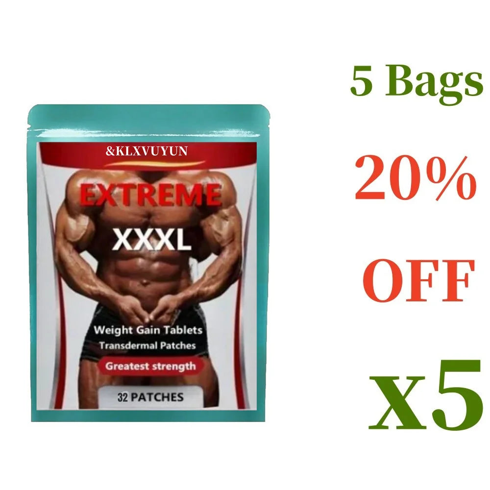 Anabolic Weight Gain Tablets Transdermal Patches - For Quick Muscle Mass Growth - Maximum strength