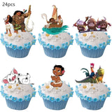 Disney-Moana Birthday Party Decorations, Balloons, Disposable Tableware, Cup, Plate, Baby Shower Toys, Celebration Supplies 