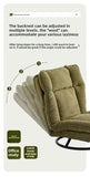 New rotating sofa chair, living room balcony fabric lazy sofa, adjustable backrest rotating leisure chair swivel chair