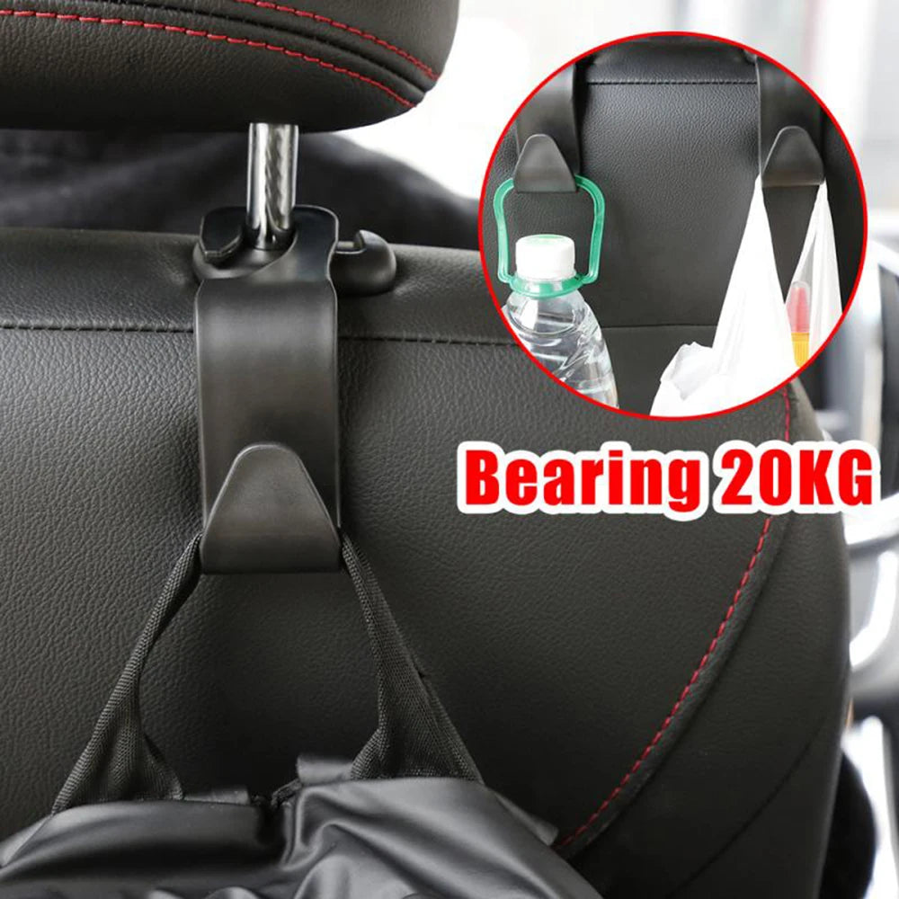 1/2/4Pcs Universal Auto Seat Headrest Hook Storage Hanger Car Vehicle Back Seat Organizer Holder Clip Car Interior Accessories