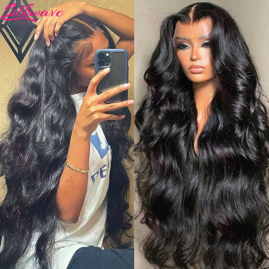 30 40 Inch 13x4 13x6 Hd Body Wave Lace Front Wigs Pre Plucked Loose Wave Lace Frontal Wig Water Wave Human Hair Wigs For Women