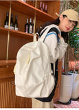 Large Capacity Schoolbag for Boys and Girls, High School and College Students, Simple Casual Sports Backpack, Fashion Travel Backpack