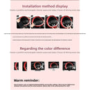 pink All-season exquisite simple light cute sunny fashionable dirt-resistant and comfortable car steering wheel cover