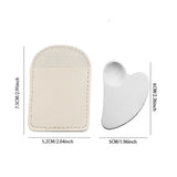 New Stainless Steel Gua Sha Scraper Heart Shape Universal Face Massager Guasha Massage Tool for Facial Beauty Eye Massage