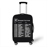 Aircraft Series Luggage Cover High Elasticity Thickened Luggage Case Cover Dust Protection Cover Travel Accessories Packing