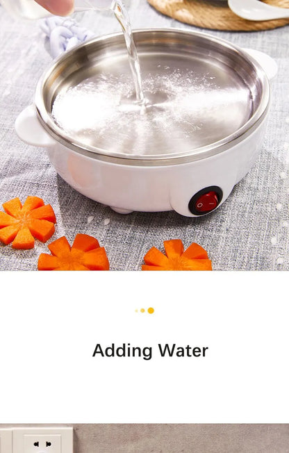 Electric egg cooker kitchen breakfast machine new multi-functional 220V double layer egg cooker mini steamer egg cooker