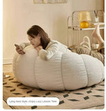 Lazy sofa, small sofa for lying down and sleeping, bedroom balcony leisure chair, cream style lazy chair, tatami chair