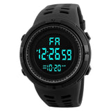 Reloj de pulsera deportivo militar YIKAZE-Y01 para hombre, reloj digital multifuncional, resistente al agua, reloj electrónico para estudiantes, reloj de pulsera masculino. 