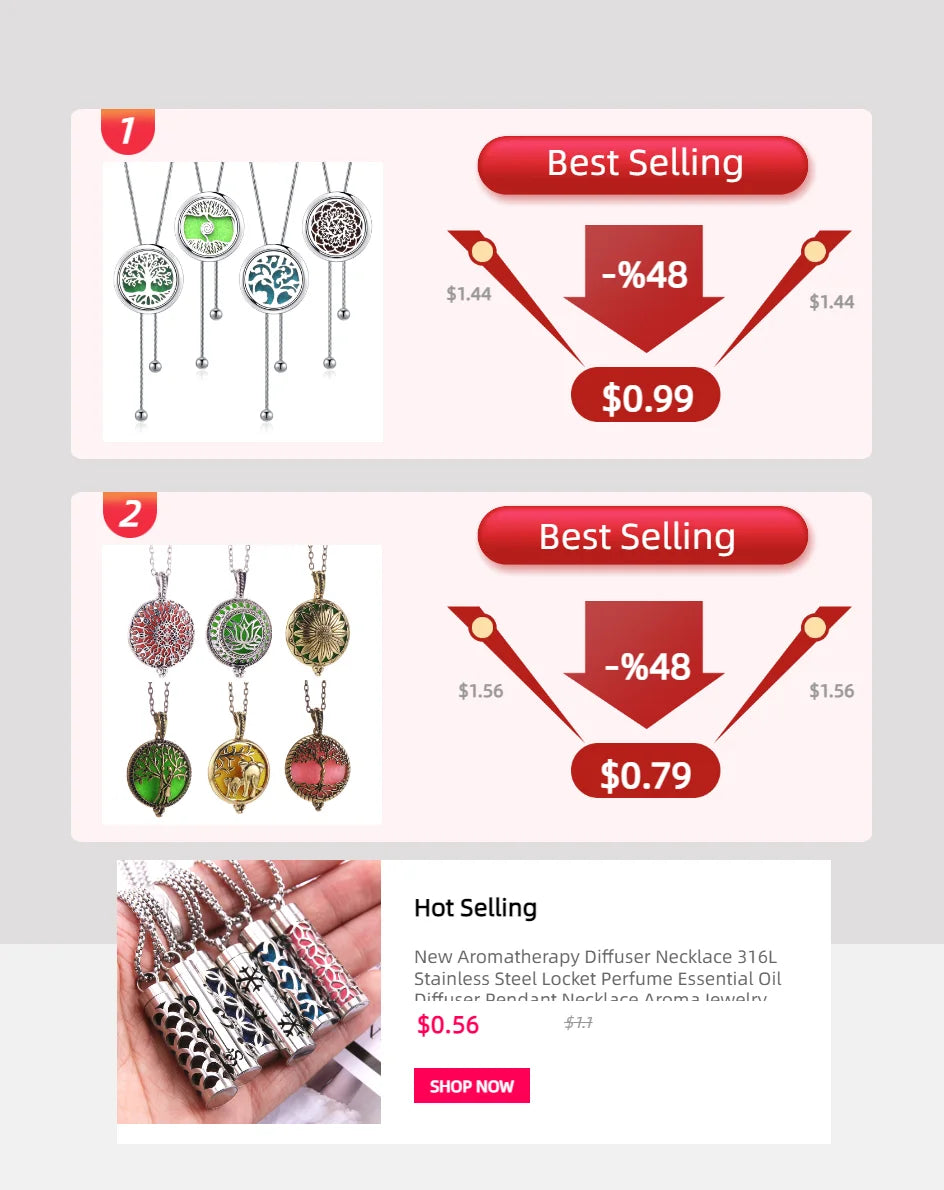 2023 New Aromatherapy Jewelry Necklaces Essential Oil Diffuser Necklace Stainless Steel Open Locket Aroma Scent Perfume Necklace