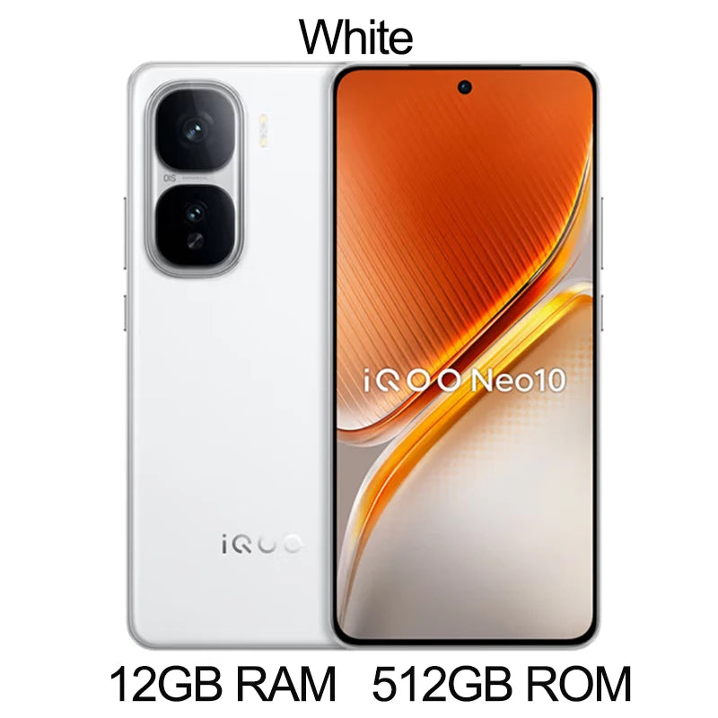 Original VIVO iQOO Neo 10  6100mAh Battery 120W SuperVOOC 50MP  IMX921 OIS 6.78 Inch AMOLED 144Hz Snapdragon 8 Gen 3   NFC OTA