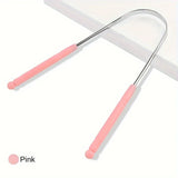 1PCS Stainless Steel Tongue Scraper Oral Tongue Cleaner Brush Tongue Toothbrush Oral Hygiene High Quality Tounge Scraper