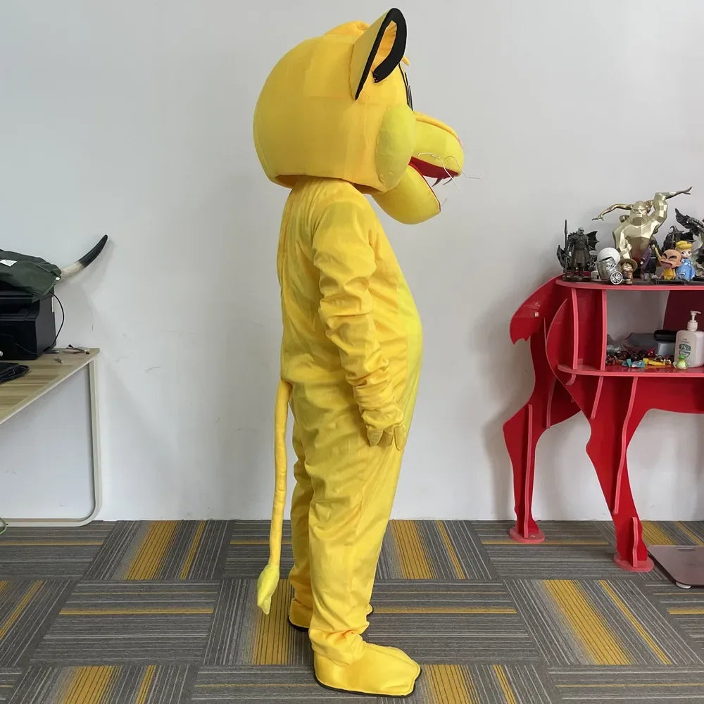 Adult size Lion King Simba Timon Pumbaa Cartoon character costume Mascot Advertis Fancy Dress Party Animal carnival Celebration