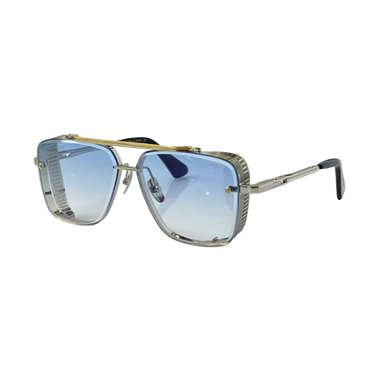 ADITA MACH SIX Limited edition DTS121 Top High Quality Sunglasses for Men Titanium Fashion Design Womens  Sunglasses with box