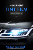 50cmx200cm Car Headlight Tint Film Smoke Fog Light Light Vinyl Film PVC Black Tint Vinyl Waterproof Film Car Sticker Accessories