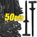 Universal Nylon Cable Tie Buckle Self-Locking Zip Ties Plastic car Fasteners Car Body Fixed Clips Accessories
