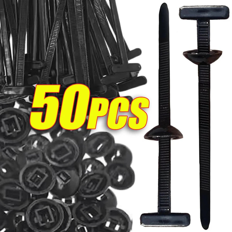 Universal Nylon Cable Tie Buckle Self-Locking Zip Ties Plastic car Fasteners Car Body Fixed Clips Accessories