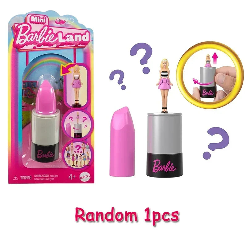 Barbie Color Reveal Mini Fashion Doll with Nail Polish Shell Accessories and Changeable Outfits Micro Dolls Toys Gift for Girls